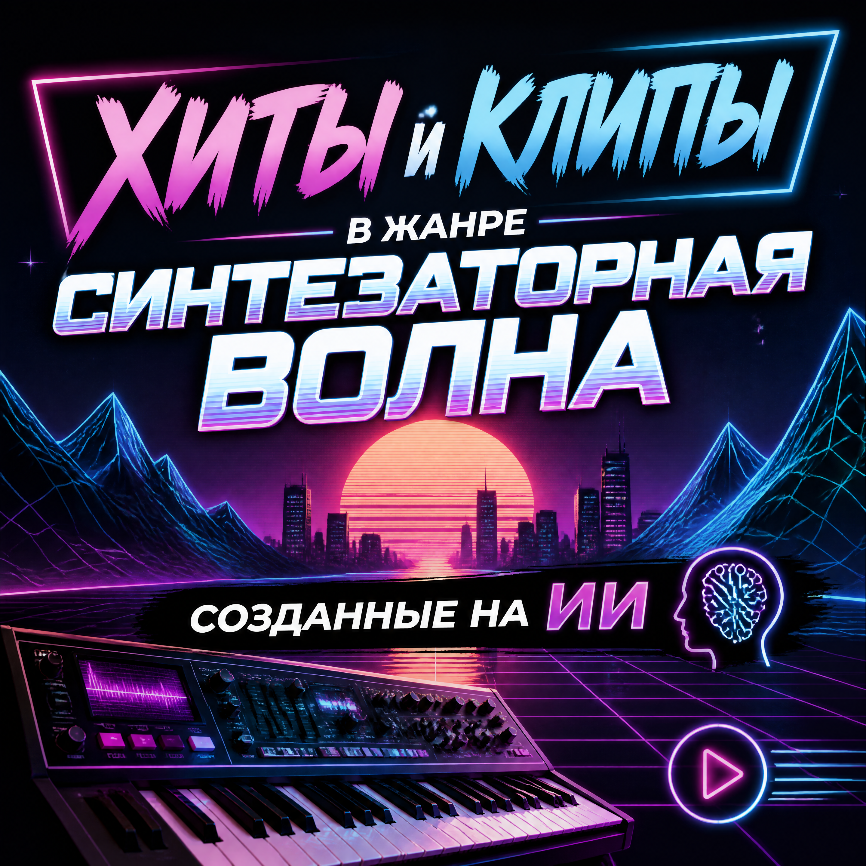 Синтезаторная волна, созданная ИИ: музыка, звучащая как настоящая душа Синтезаторная волна, созданная ИИ: музыка, звучащая как настоящая душа