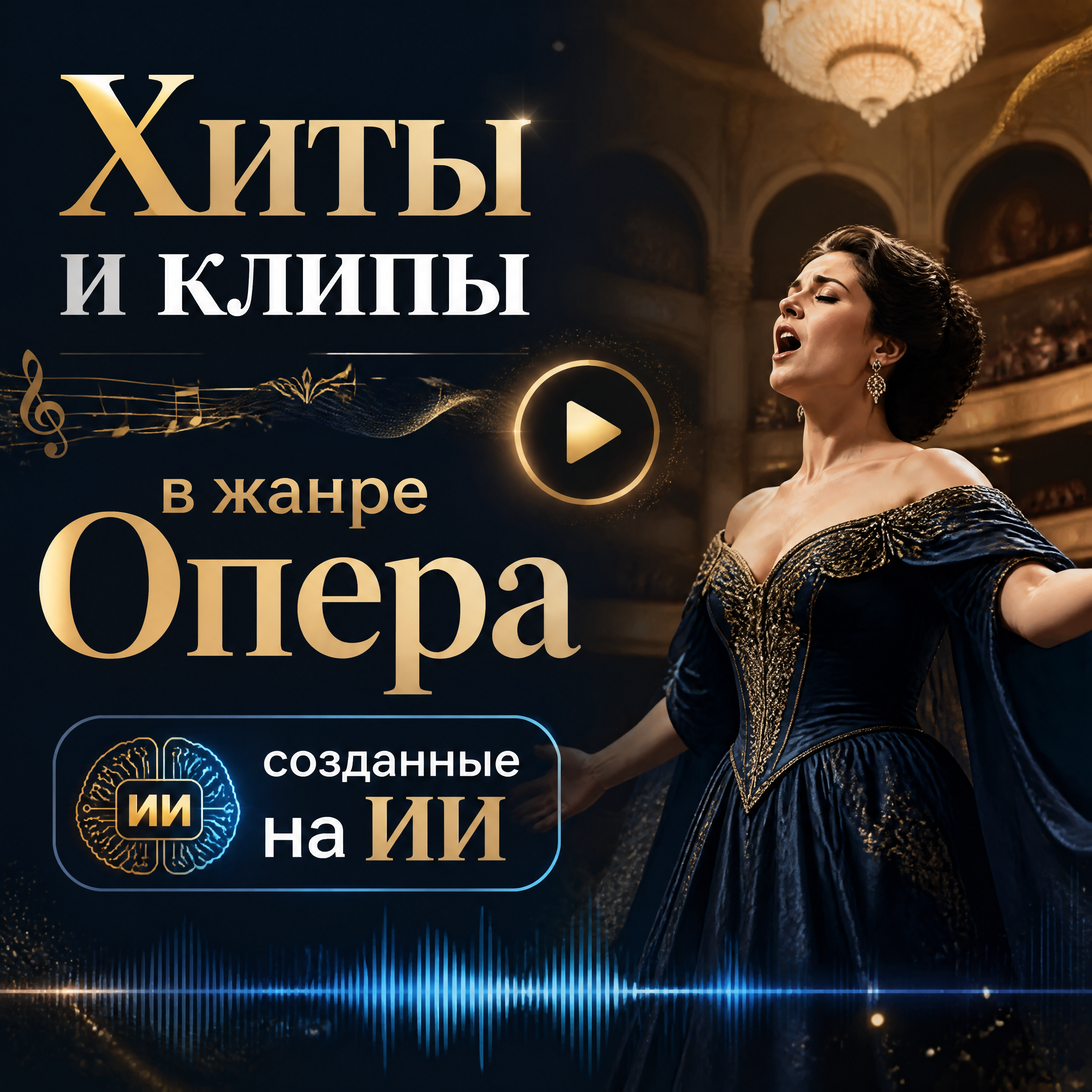 Опера хиты и клипы, созданные ИИ: слушать и смотреть онлайн Опера хиты и клипы, созданные ИИ: слушать и смотреть онлайн